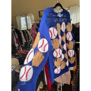 Vintage Berekz baseball sweater 100% cotton size M/L